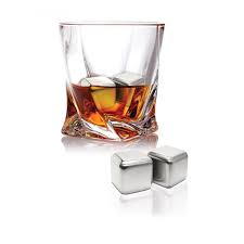 Stainless Steel Ice Cube set of four