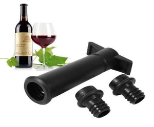 Vacuum Wine Saver Pump and Stopper Set